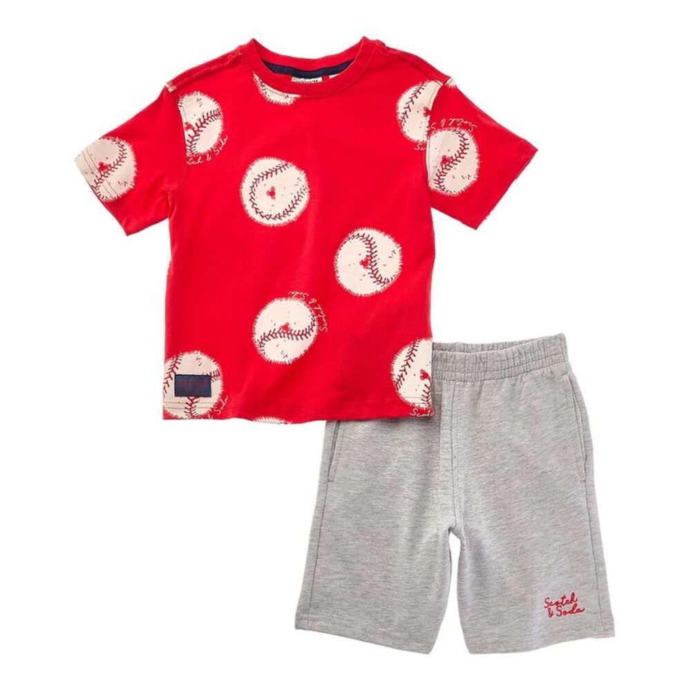Scotch & Soda Boys  2Pc T-Shirt & Short Set